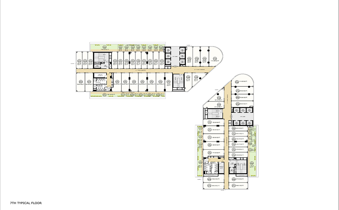 7th Floor Plan